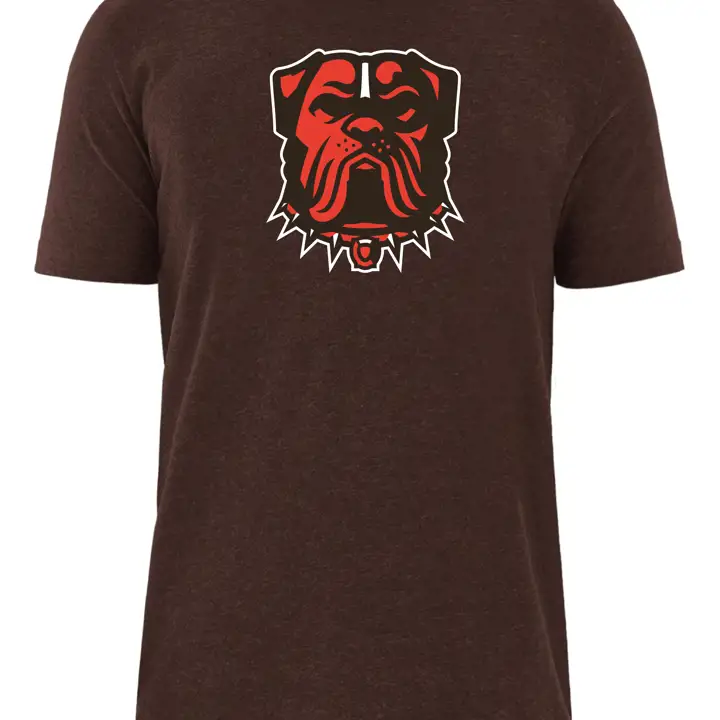 T-SHIRT CHIEN MANCHES COURTES NEW ERA CLEVELAND BROWNS MARRON