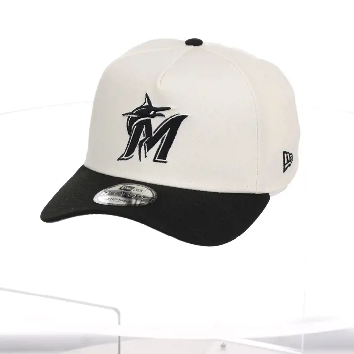 Miami Marlins MLB Re-Dub Chrome AF 9FORTY argent/ noir