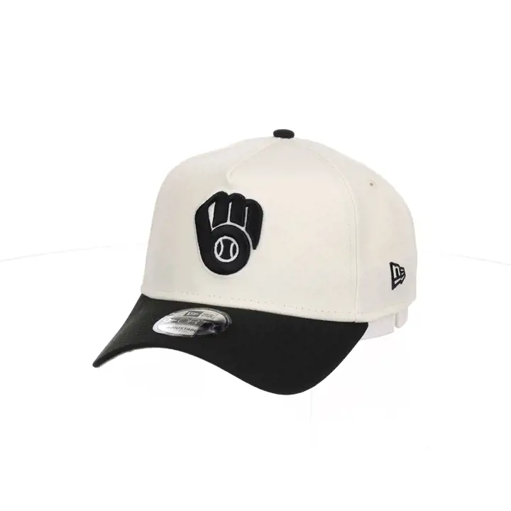Milwaukee Brewers MLB Re-Dub Chrome AF 9FORTY arg/ noi
