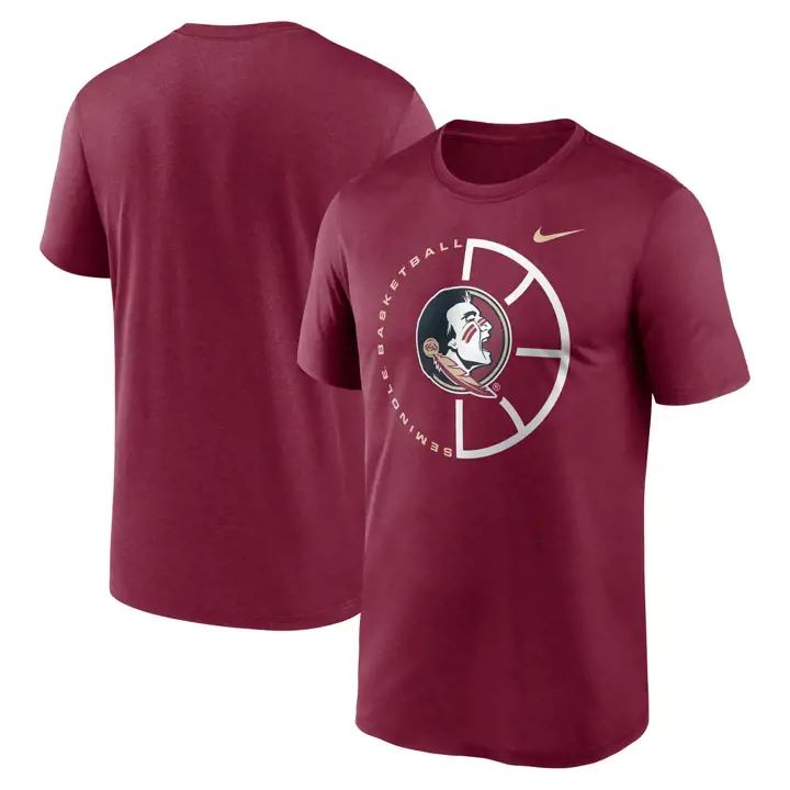 T-shirt légendaire avec l'icône de basket-ball des Florida State Seminoles de la NCAA