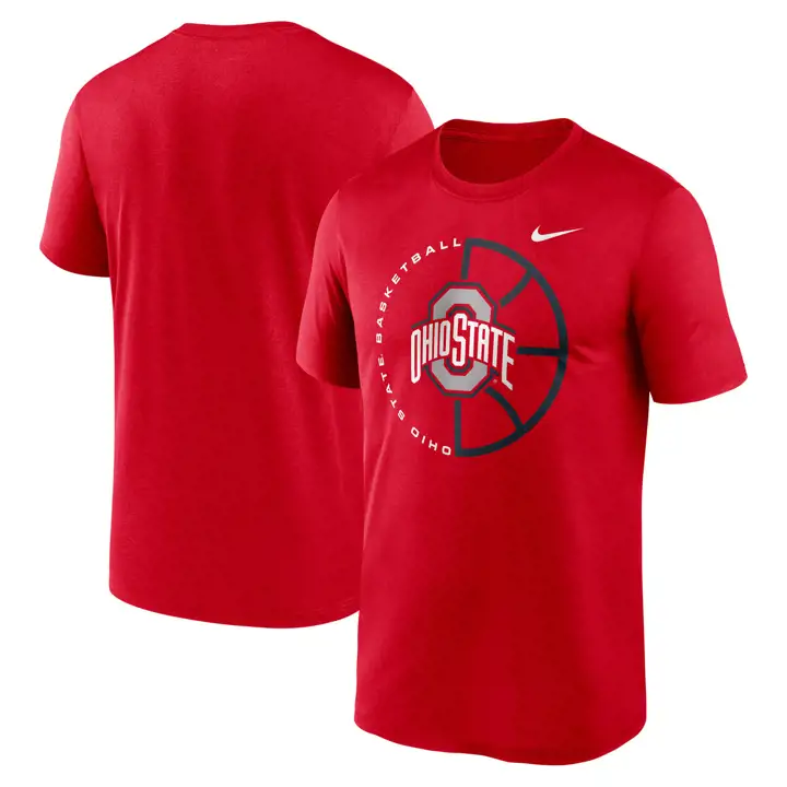 T-shirt rouge Ohio State Buckeyes NCAA Basketball Icon Legend
