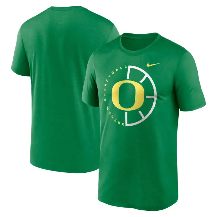 T-shirt icône légende de basketball NCAA Oregon Ducks vert