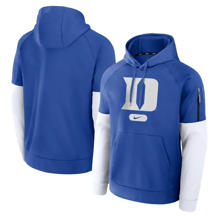 Sweat à capuche Nike Fitness Duke Blue Devils NCAA rbl/wht