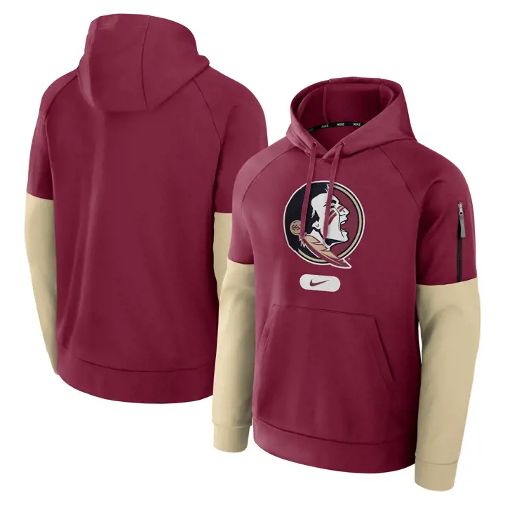 Sweat à capuche de fitness NCAA Nike Florida State Seminoles mar/gl