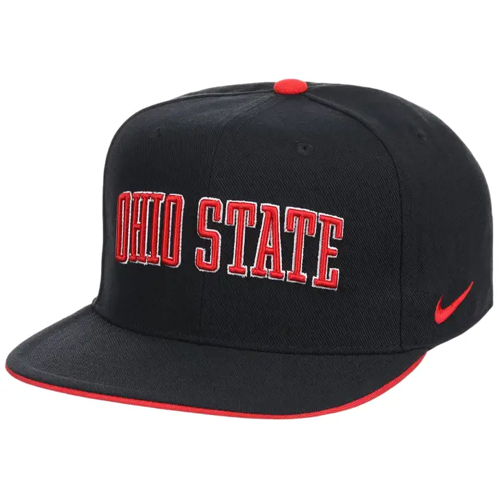 Ohio State Buckeyes NCAA Pro Square WM Snap NOIR/ROUGE