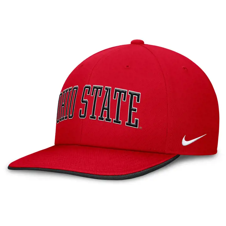 Ohio State Buckeyes NCAA Pro Square WM Snap ROUGE/NOIR