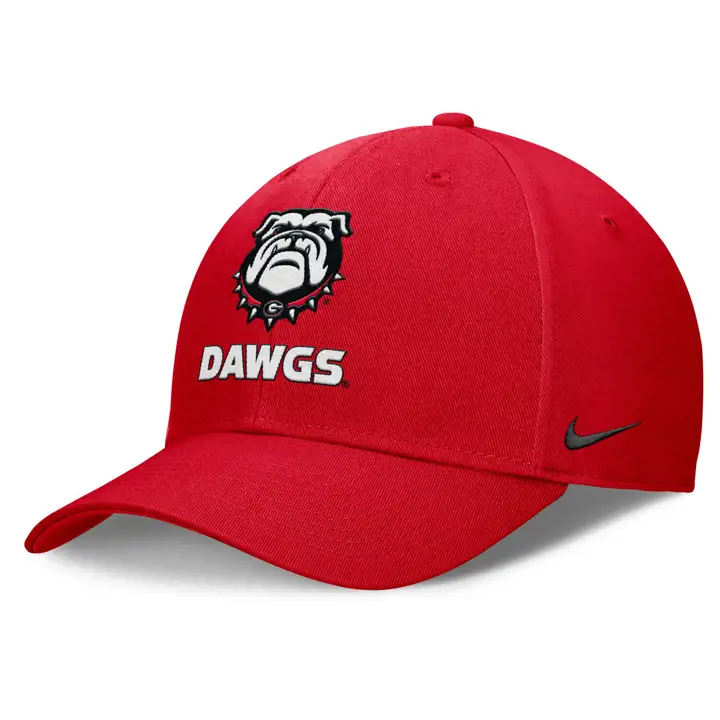 Georgia Bulldogs NCAA Logo Structuré FM ROUGE Adj