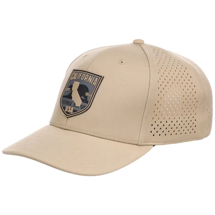 Casquette Performance Écusson Drapeau Californie Kaki