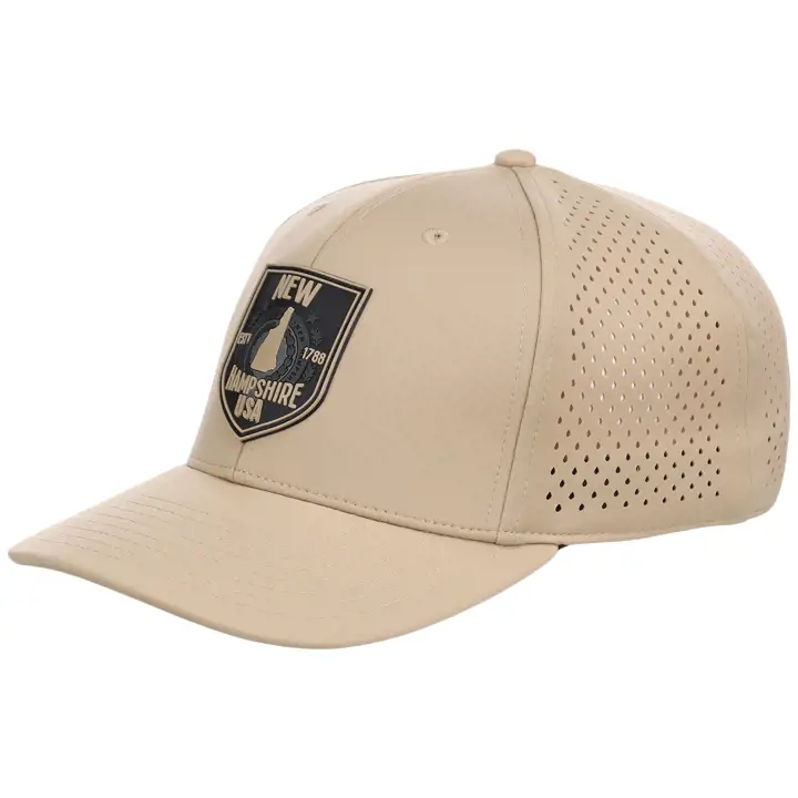 Casquette perforée avec écusson drapeau New Hampshire KHA