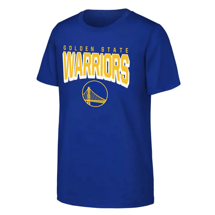 T-shirt enfant NBA On The Block Golden State Warriors 24 bleu