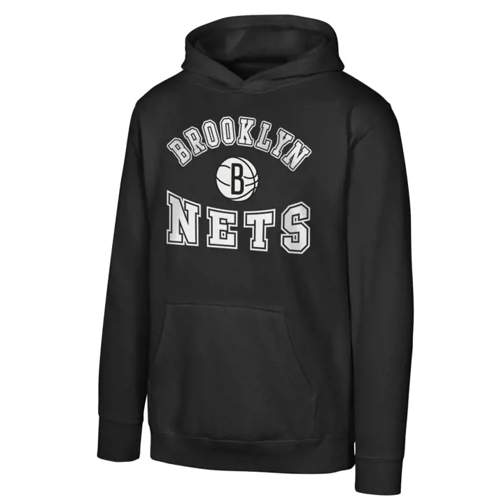 Sweat à capuche NBA Brooklyn Nets pour jeune (Home Town), 24, noir