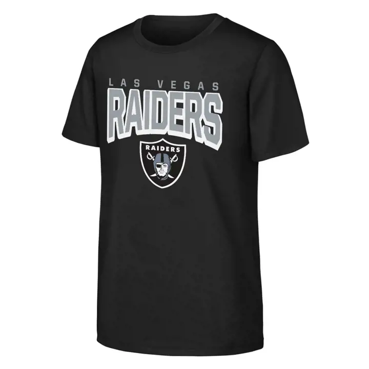 T-shirt jeune LAS VEGAS RAIDERS NFL On The Block 24 BLK