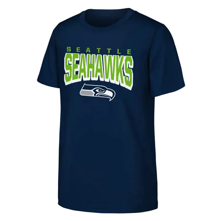 T-shirt enfant NFL Seattle Seahawks On The Block 24 marine