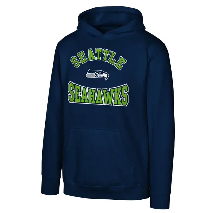 SEATTLE SEAHAWKS NFL Sweat à capuche enfant Home Town 24 marine