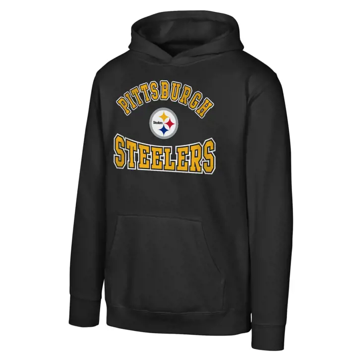 PITTSBURGH STEELERS NFL Sweat à Capuche Jeune Ville Natale 24 Noir