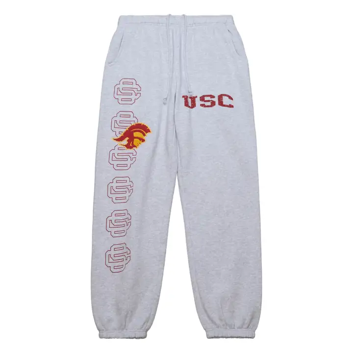 USC Trojans NCAA x Cactus Jack Pantalon de survêtement GRIS HEATHER