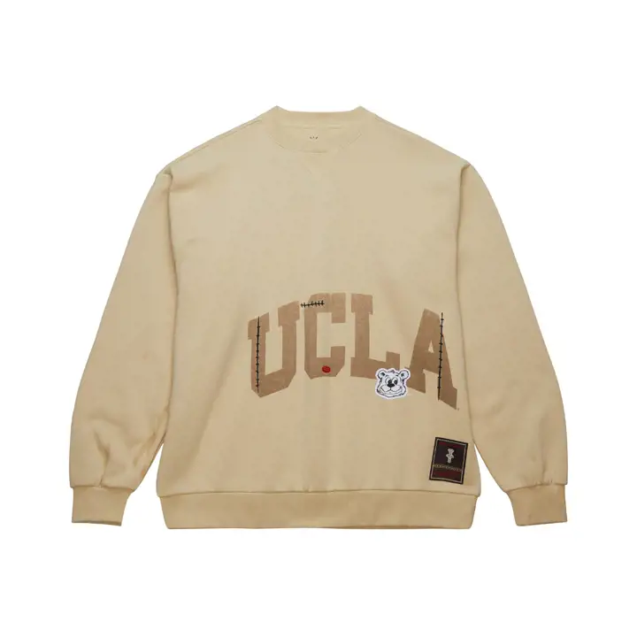 UCLA Bruins NCAA x Cactus Jack Sweat Ras du Cou Patché TAN
