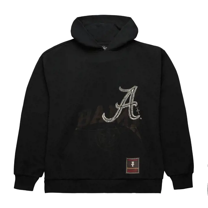 Alabama Crimson Tide NCAA x Cactus Jack Patched Hood BLK