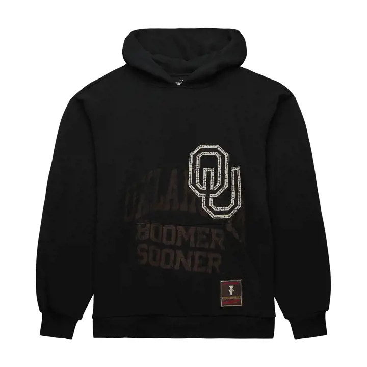 Oklahoma Sooners NCAA x Cactus Jack Sweat à capuche patché NOIR