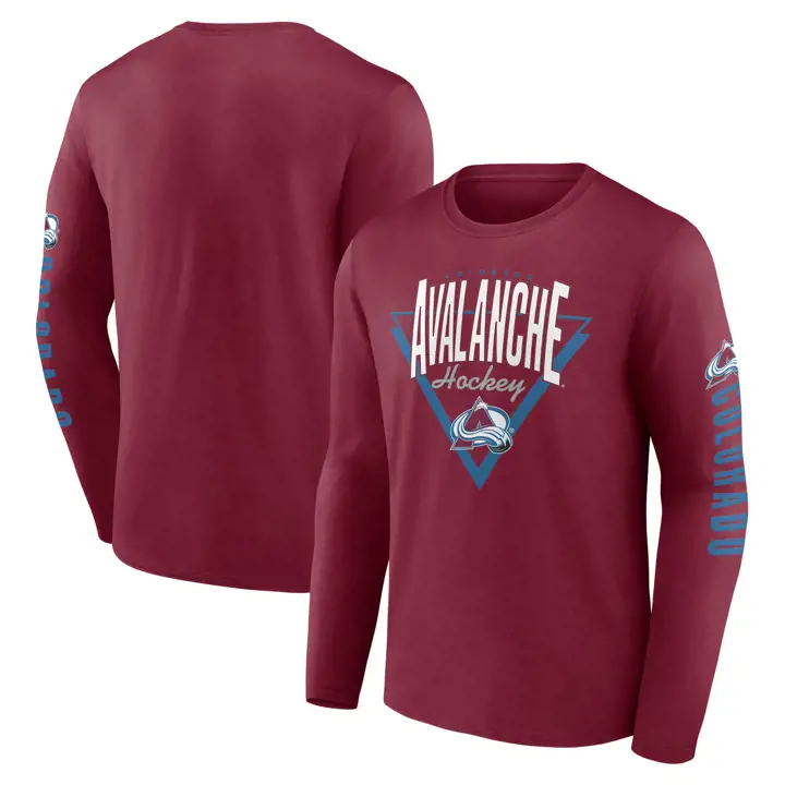 T-shirt à manches longues Colorado Avalanche LNH Titre MAR