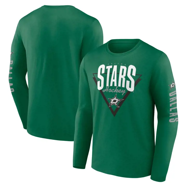 T-shirt à manches longues Vert - Dallas Stars NHL