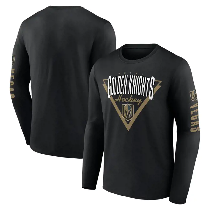 T-shirt à manches longues LNH Vegas Golden Knights BLK