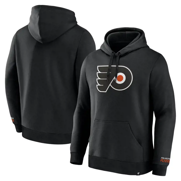 Chandail à capuchon surélevé LNH Philadelphia Flyers NOIR
