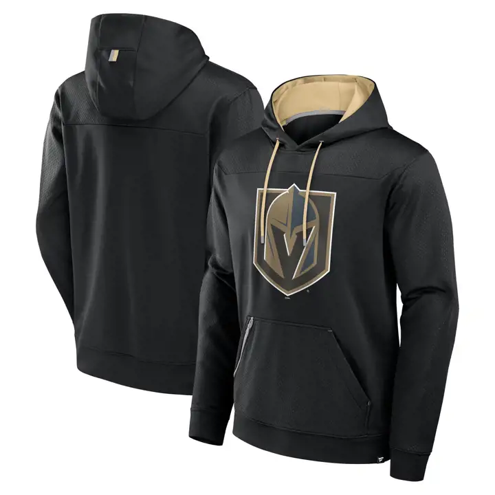 Sweat à capuche de défenseur des Golden Knights de Vegas LNH 24 BLK