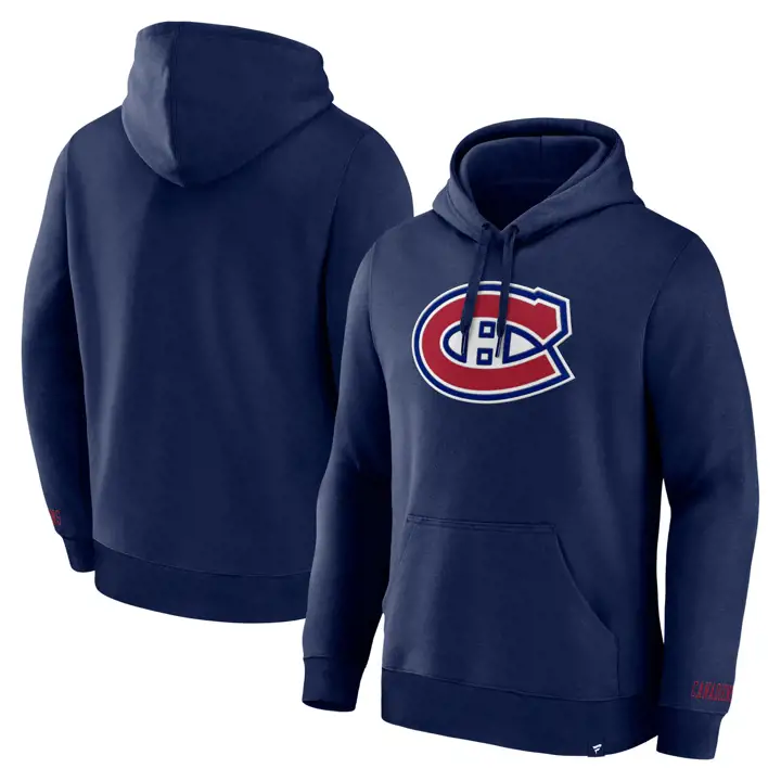 Chandail à Capuchon Élevé LNH Canadiens de Montréal marine