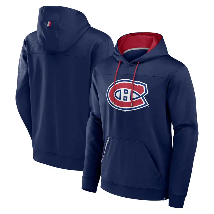 Chandail à capuchon du défenseur des Canadiens de Montréal LNH 24 marine