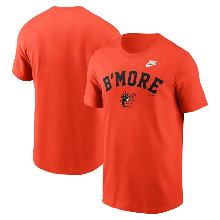 TEE EN COTON NIKE COOPERSTOWN ML BALTIMORE ORIOLES Manches Courtes org