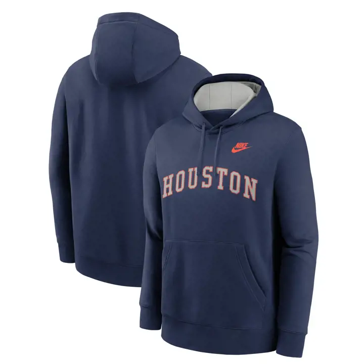 HOUSTON ASTROS MLB NIKE COOPERSTOWN HOODIE CAPUCHE bleu marine/ argent