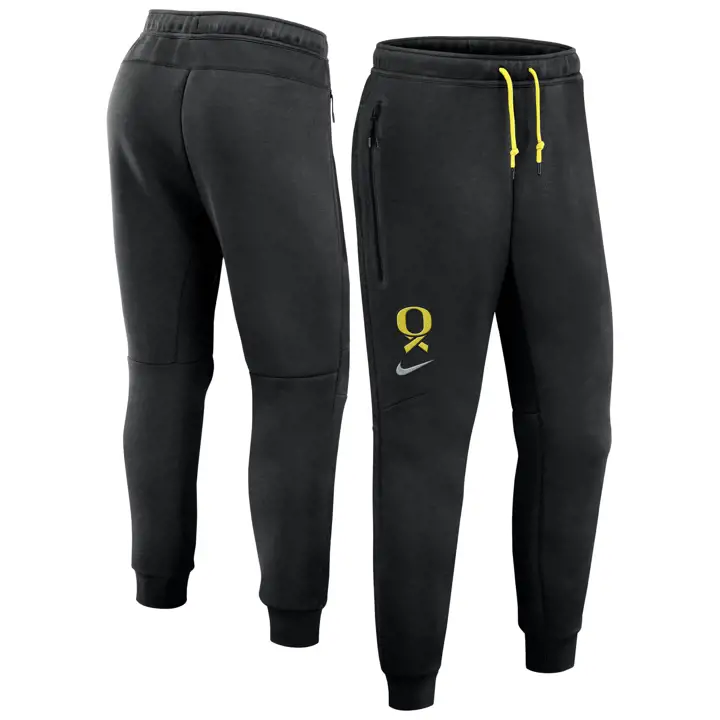 Pantalon de jogging Nike Tech Fleece Oregon Ducks NCAA noir/jaune
