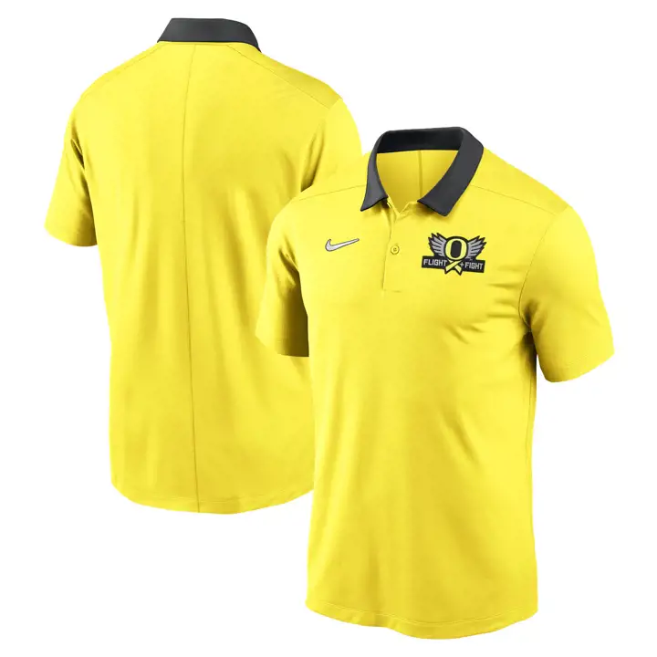 Oregon Ducks NCAA Nike Dri Fit Coaches Polo noir