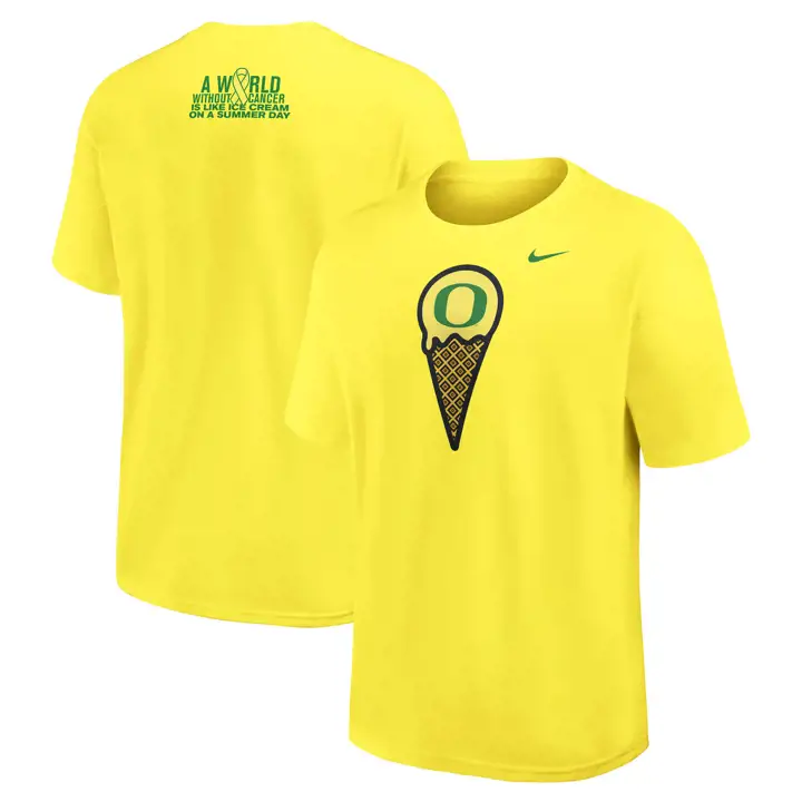 T-shirt Nike Air Max 90 NCAA Oregon Ducks jaune
