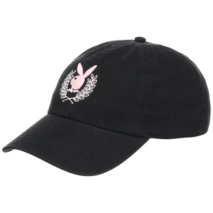 Casquette de papa Playboy rose et noire NOIR/ROSE