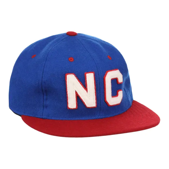 Casquette de baseball vintage en laine Nashville Black Cubs NOIR/ROUGE