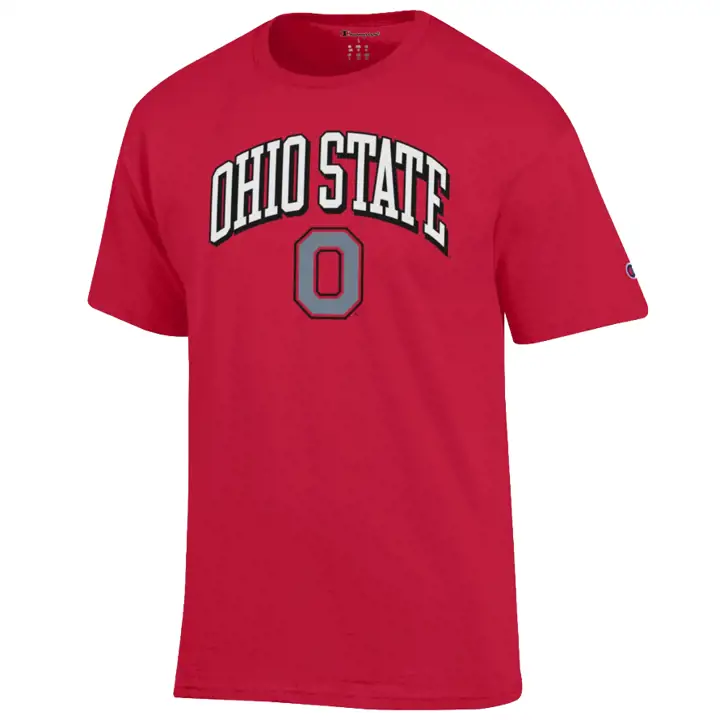 T-shirt mi-saison rouge NCAA Buckeyes d'Ohio State