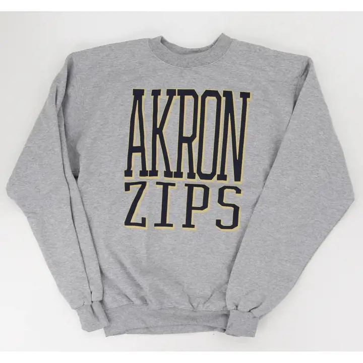 Akron Zips NCAA Powerblend Crew GRY