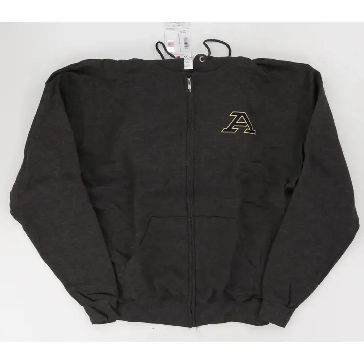 Akron Zips NCAA Sweat-shirt à capuche polaire anthracite