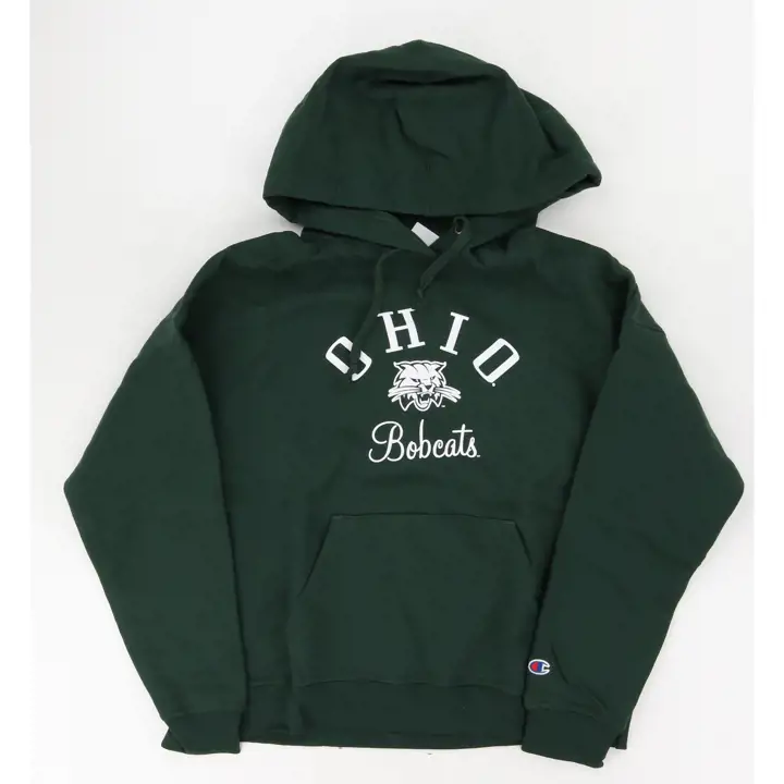 Sweat à capuche Powerblend femme NCAA Ohio University GRN