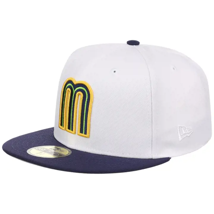 Casquette 59FIFTY MLB Mexico Cerveza Blanc/Bleu Marine/Gris