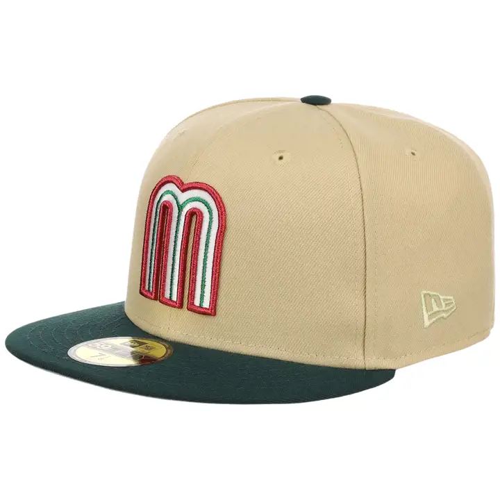 Mexique MLB Cerveza Vegas Gold 59FIFTY GL/DKGRN/GRY