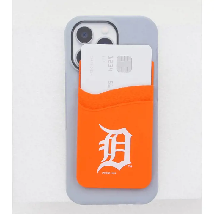 Portefeuille de téléphone en silicone Detroit Tigers