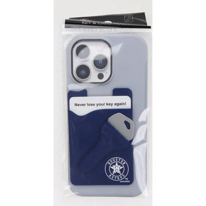 Porte-clés en silicone Houston Astros bleu marine