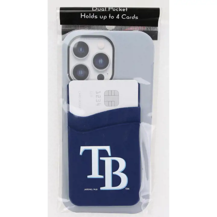 Porte-cartes en silicone Tampa Bay Rays marine