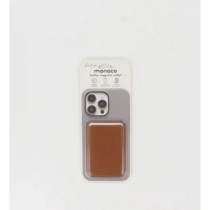 Portefeuille en cuir Texas Rangers Monaco marron