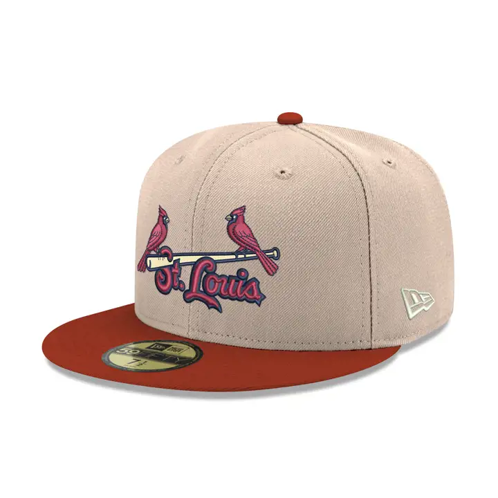 "Cardinals MLB The Lou 59FIFTY « BUSCH STADIUM FINAL YEAR » argent"