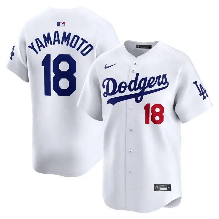 Maillot de joueur Los Angeles Dodgers MLB Nike Édition limitée Yoshinobu