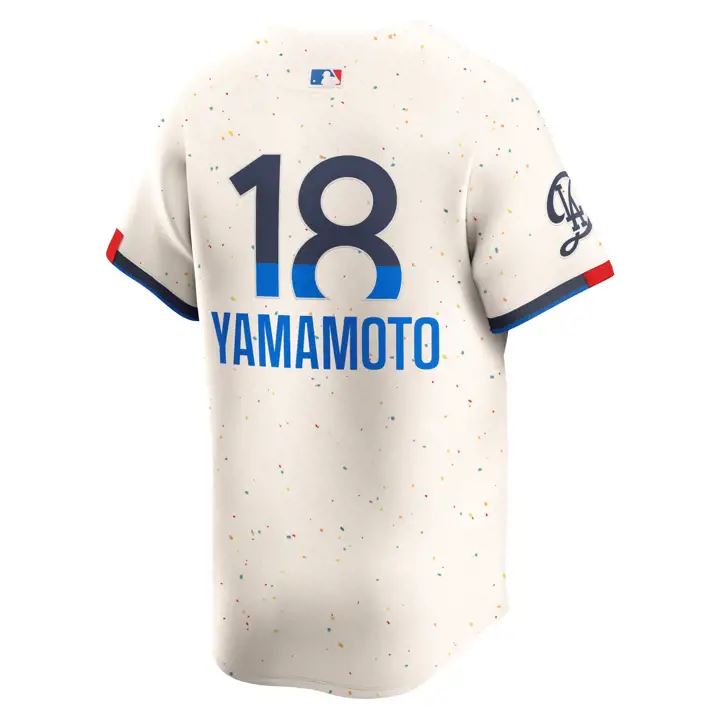 Maillot de joueur Dodgers MLB City Connect édition limitée Yoshinobu Yam